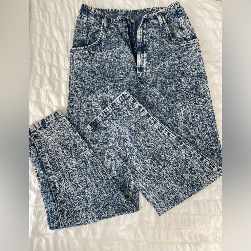 Genuine Vintage Acid-wash Jeans